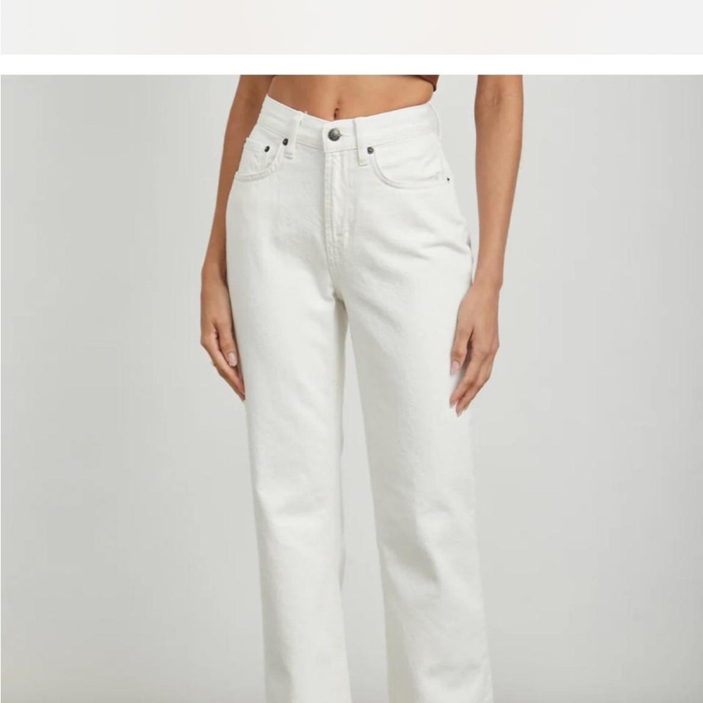 Rails Women's Straight Leg White Jeans